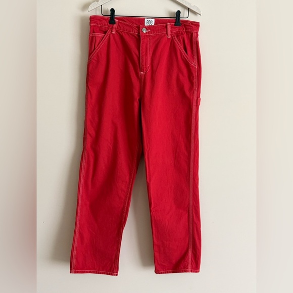 Urban Outfitters BDG Carpenter Jeans Red Sz 31 - Picture 1 of 11